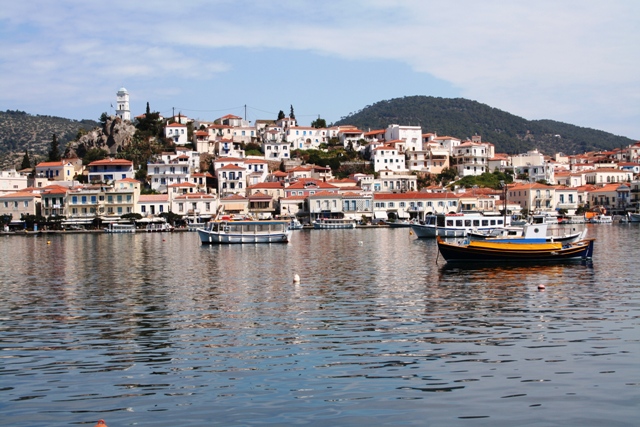 Poros Island - The view from the town of Galatas
